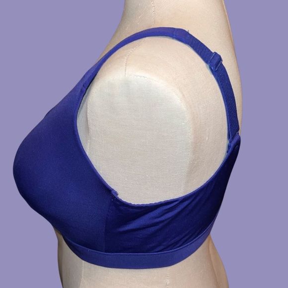 Plus Size Cacique No Wire Non Molded Cup Bra Size 40DD - Picture 3 of 5